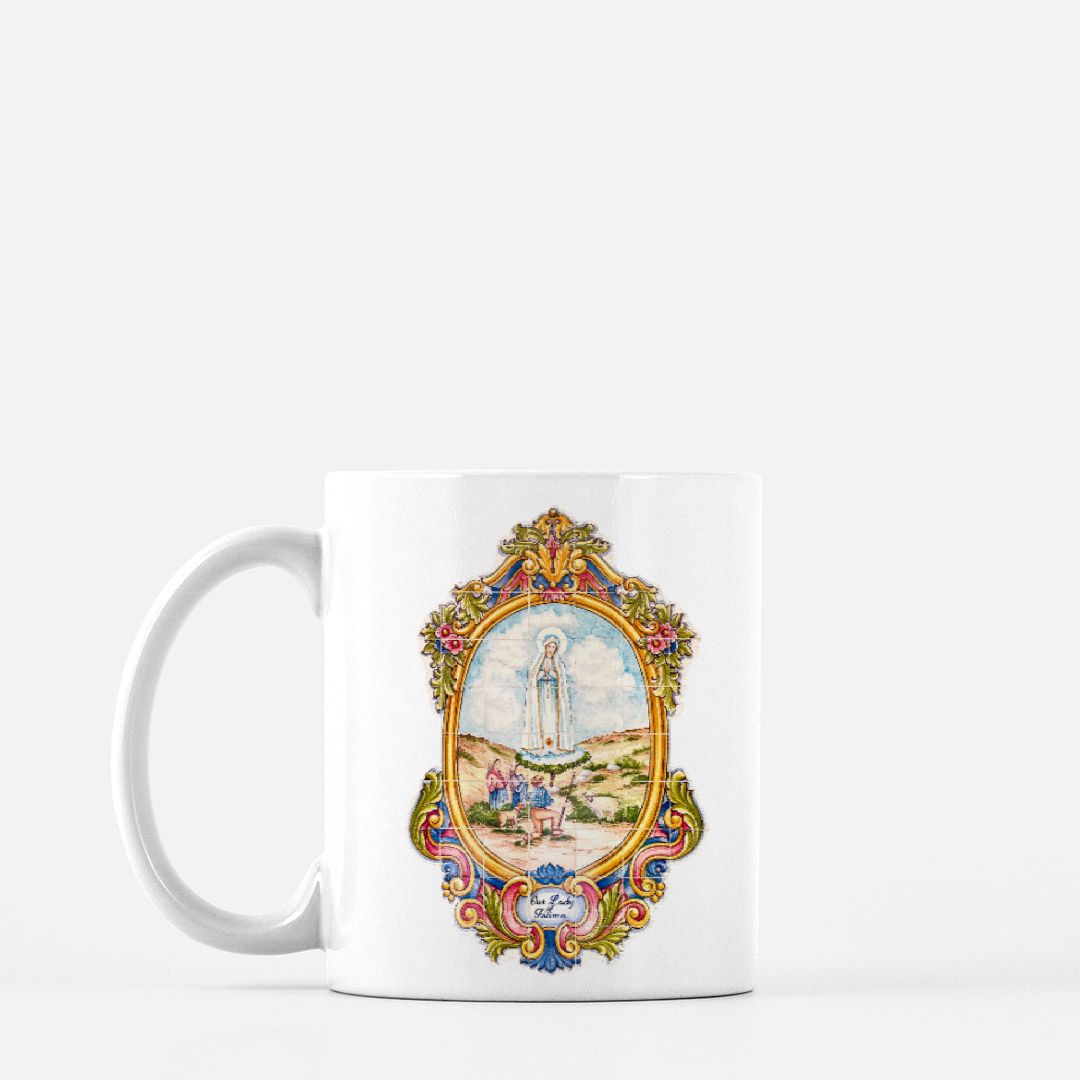 Our Lady of Fatima Tile Mug