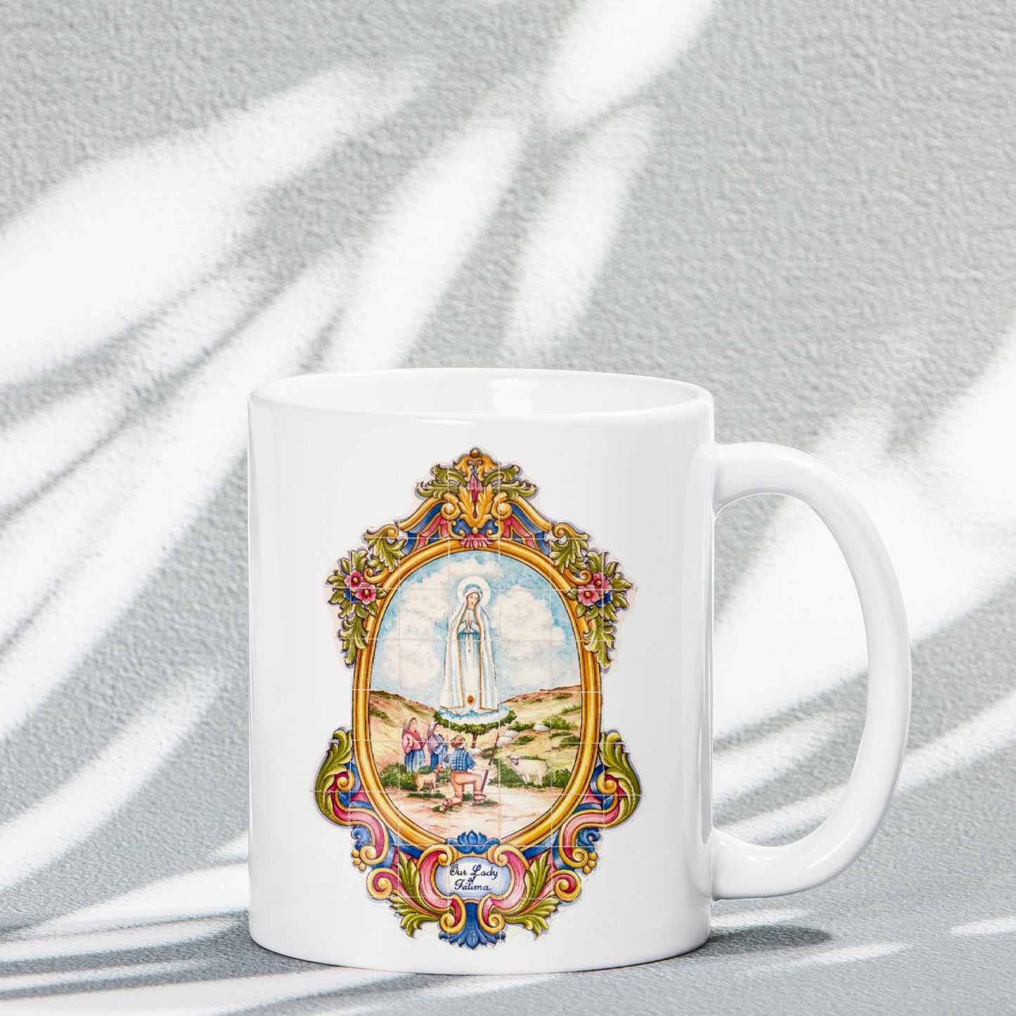 Our Lady of Fatima Tile Mug